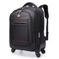 Lightweight Dual Purpose Universal Wheel Trolley Backpack Large Capacity Business Travel Backpack Travel Student Schoolbag